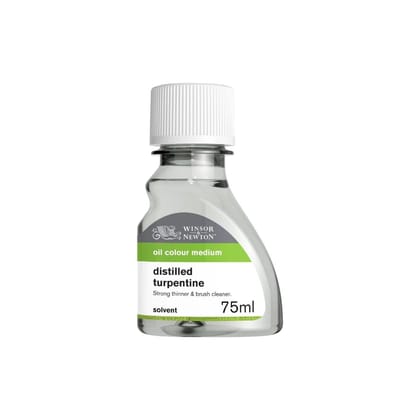 Winsor & Newton Distilled Turpentine for Oil Colours-75ml / 3021744