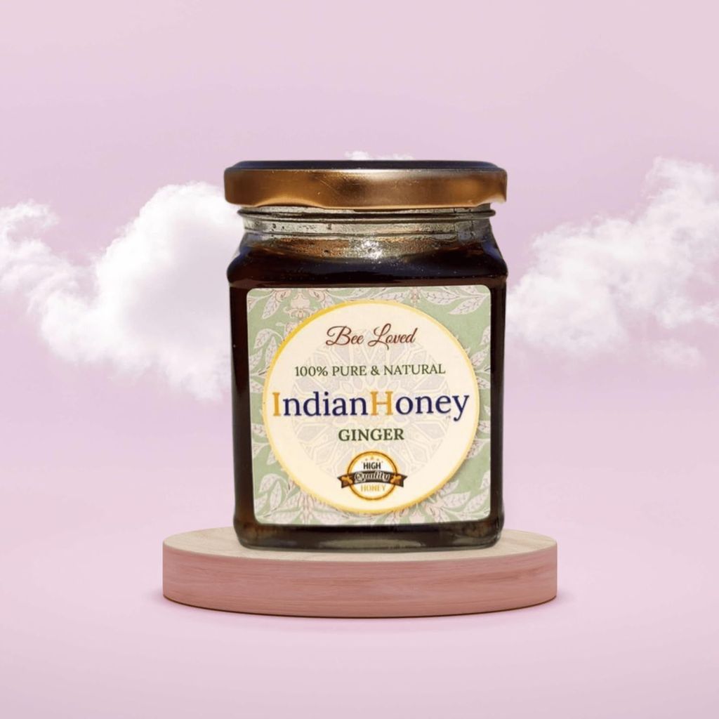 IndianHoney Ginger Natural Honey For A Spicy, Sweet Boost to Your Morning Routine