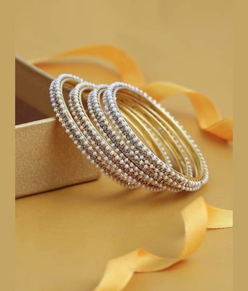 Sukkhi - Gold Bangle Set ( Pack of 1 )