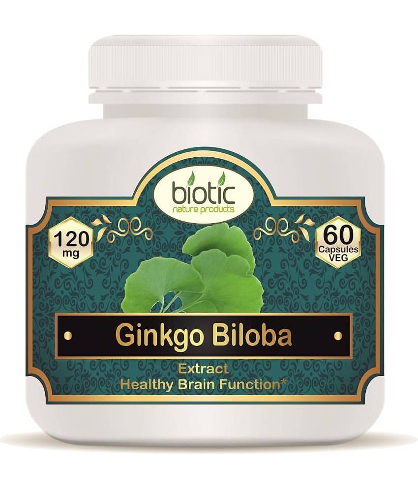 Biotic Ginkgo Biloba Extract 120mg Capsule 60 no.s