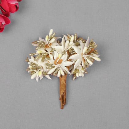 Women White  Green Embellished Tiara