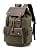 FUR JADEN Eco Friendly Travel Laptop Backpack Made of Water Resistant Sustainable Canvas and Vegan Leather for Men and Women for Travel Hiking Work