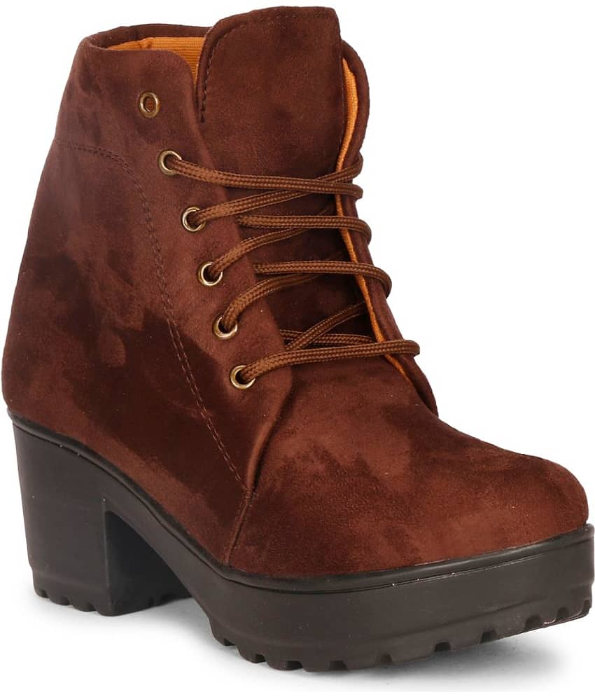 Ishransh - Red Women's Ankle Length Boots