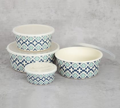 India Circus Organised Ovule Bamboo Container Set Of 4