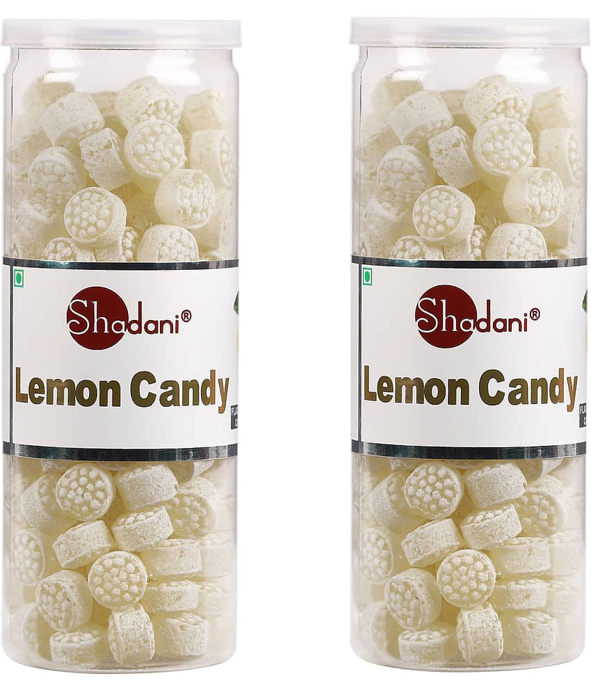 Shadani Lemon Candy Can 230g (Pack of 2)