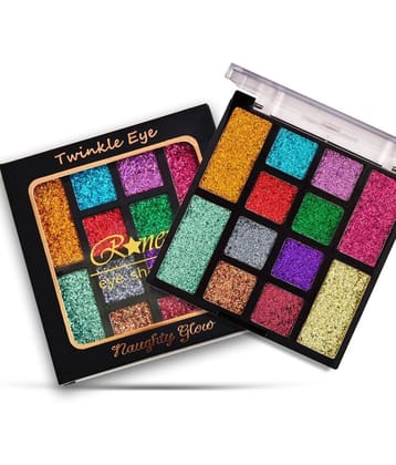 Adbeni Naughty Glow 12 Color Shimmery Eyeshadow Palette 25gm (Shade-01)