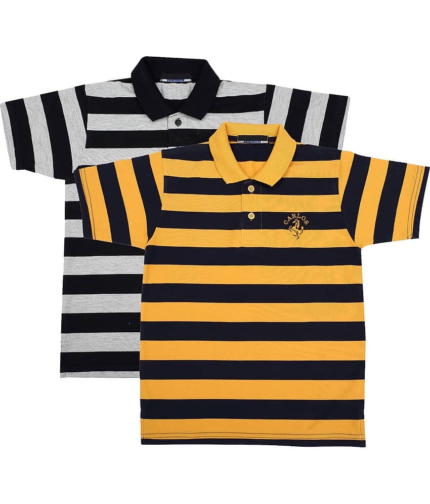 NEUVIN Pack of 3 Boys Cotton Blend T-Shirt ( Multi Color )