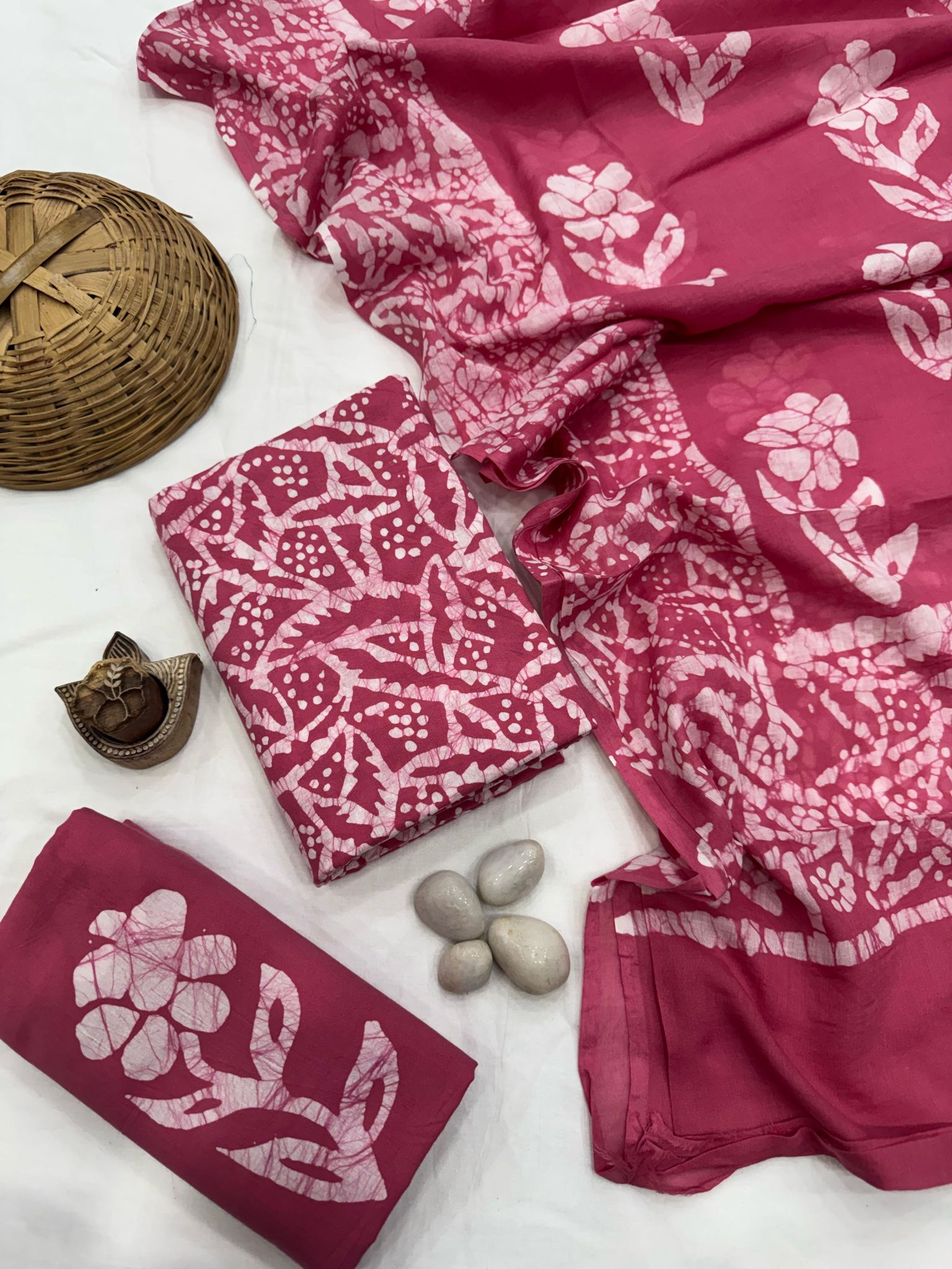 Cotton Suit Mulmul Dupatta
