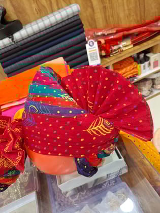 Jodhpuri Safa Print Pachranga Bundi