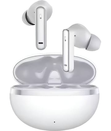 VERONIC HYK006 Bluetooth True Wireless (TWS) In Ear 30 Hours Playback Low Latency,Powerfull bass IPX4(Splash & Sweat Proof) White