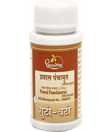 Dhootpapeshwar PRAVAL PANCHAMRIT  ( WITH MOTI YUKT ) 30 TABS