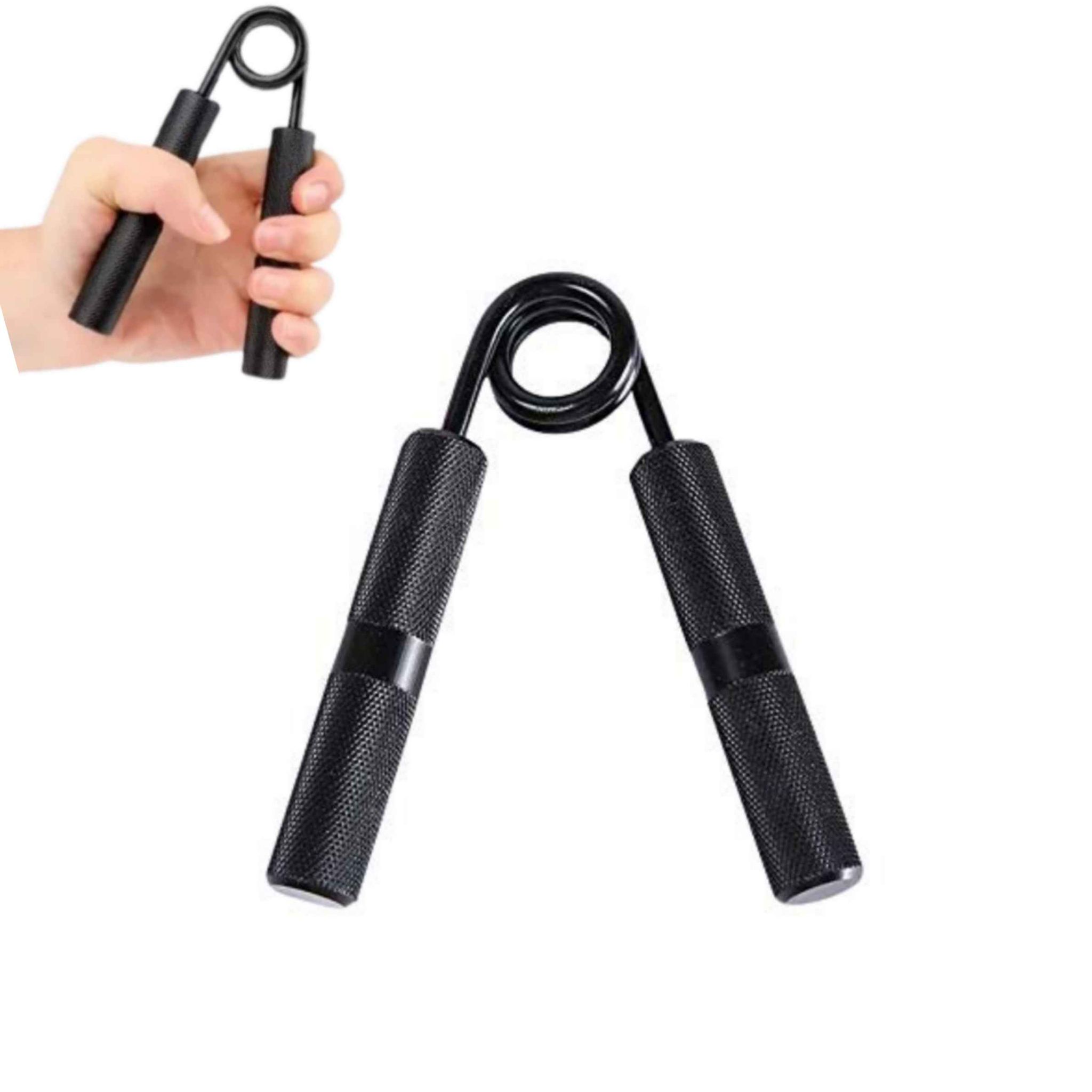 Metal Hand Gripper 200 Lbs Heavy Duty Forearm Wrist Strength Exercise Hand Grip or Fitness Grip Black (Pack of 1)