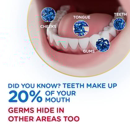 Pepsodent Germicheck 8 Actions, Whole Mouth Cavity Protection Plaque Removal Toothpaste With Anti-Germ Formula, Clove And Neem Oil, 150G (Pack Of 2)