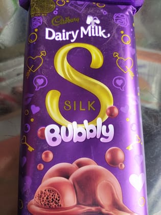 Dairy milk, Silk Bubbly 