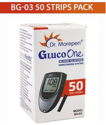 Dr Morepen Bg 03 ( No Glucometer ) 50 Test Strips
