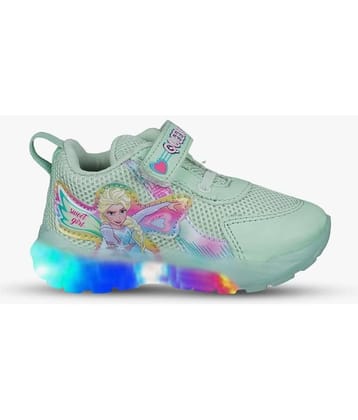 GLOBIN - Sea Green Girl's LED Shoes ( 1 Pair )