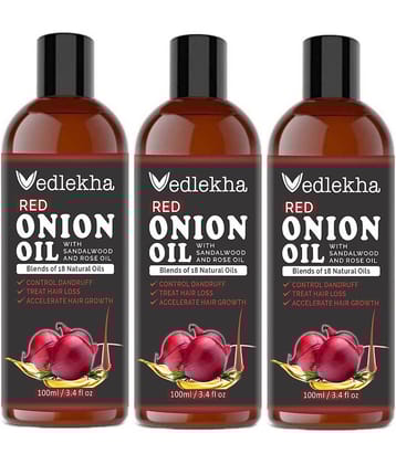 Vedlekha Red ONION Oil For Hair Growth & Anti Dandruff 300 mL