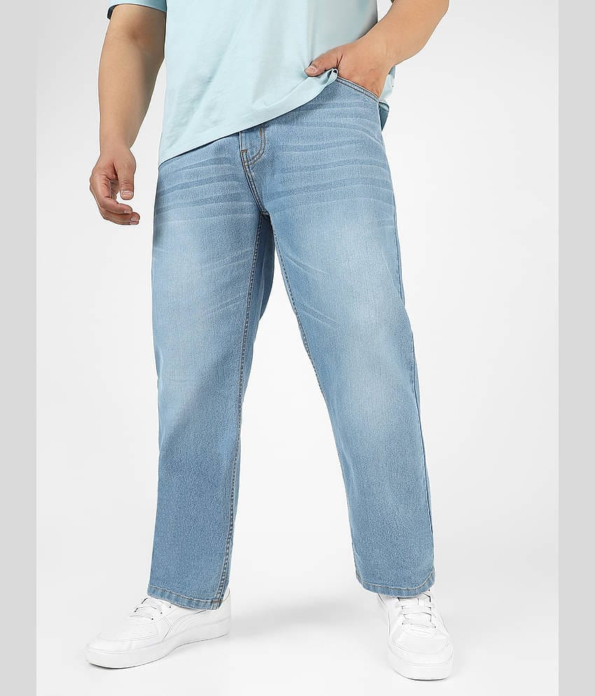 Urbano Plus Regular Fit Washed Men's Jeans - Light Grey ( Pack of 1 )