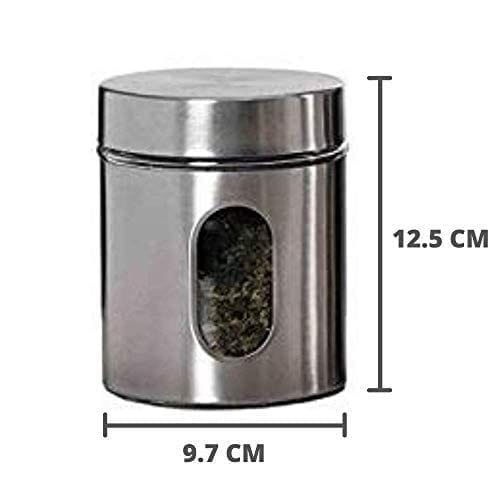 Femora Femora Glass Window Jar for Kitchen Storage Kitchen Storage Jars ...