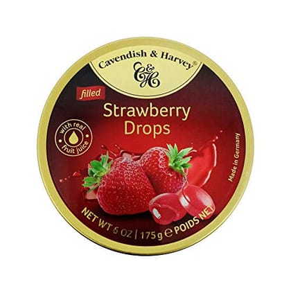 Cavendish And Harvey Strawberry Drops, 175 gm