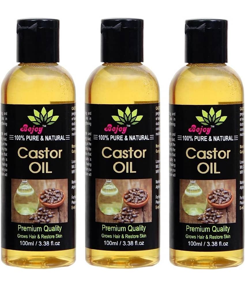 BEJOY 100% Pure And Organic Castor Oil Hair Oil 300 mL