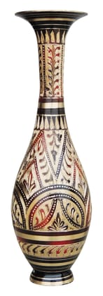 Brass Home & Garden Decorative Flower Pot, Vase - 3.5*11.2*11.8 Inch (F590/12)