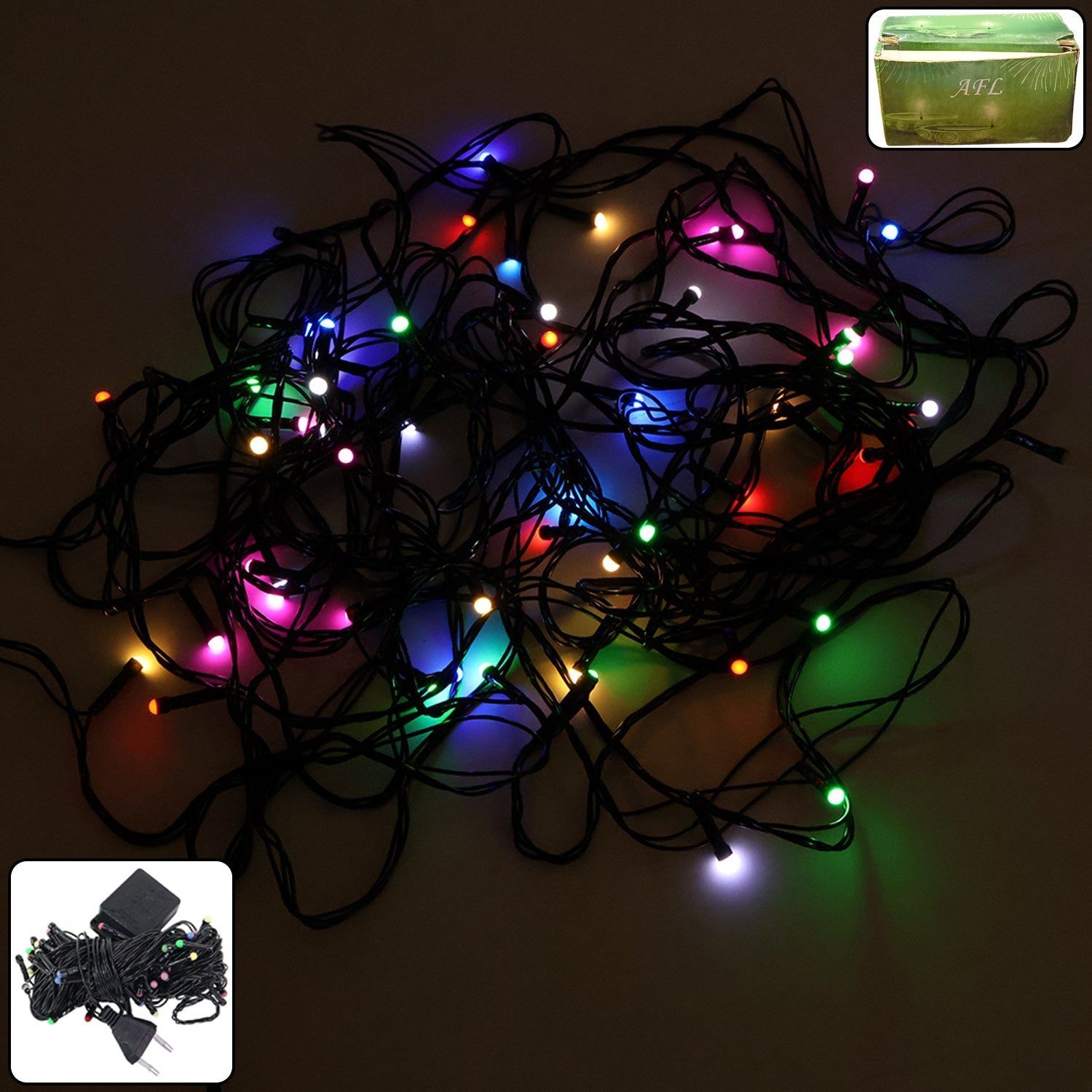 Multicolor Decorative LED String Fairy Lights (1 Pc / 13 mtr)_assorted colour