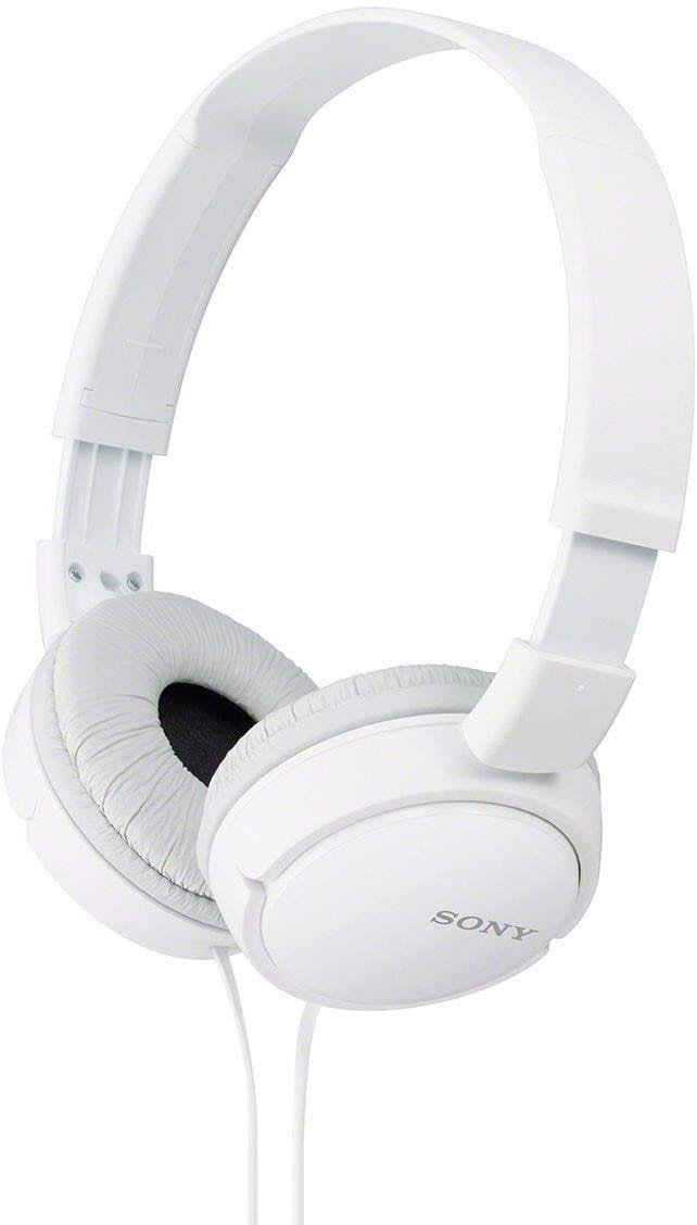Sony MDR-ZX110A On Ear Stereo Wired Headphones (White), Without Mic White / 1
