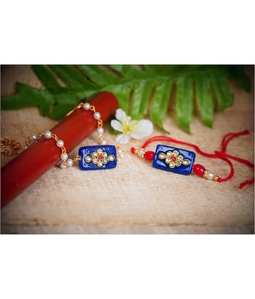 JFL - Jewellery For Less Blue Bracelet ( Pack of 2 )