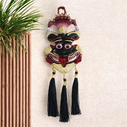 Dreamkraft Metal Narsingh Kirtimukha Nazar Battu with Naag Ganesha | Evil Eye Protection Wall Hanging Mask | Vastu Kawach for Home Office Door | Antique Finish Spiritual Decor - 1 Piece Dreamkraft Metal Narsingh Kirtimukha Nazar Battu with Naag Ganesha | Evil Eye Protection Wall Hanging Mask | Vastu Kawach for Home Office Door | Antique Finish Spiritual Decor - 1 Piece