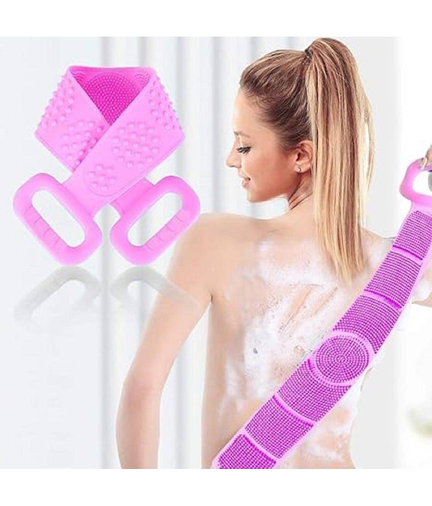 Silicone Bath Belt Scrubber, 1pc