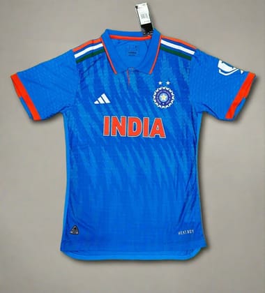India ICC Cricket World Cup TRICOLOR 2023 Jersey PLAYER VERSION-S