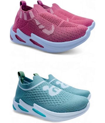 Fabbmate - Green Boy's Sneakers ( 2 Pairs )