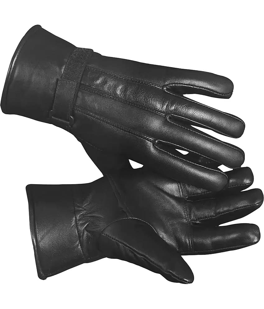ATIPRIYA Leather Glove Unisex Leather Gym Gloves With Full-Finger Length