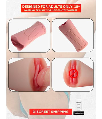 Male Masturbator Vaginal Flesh Pocket Pussy Light Sex Toy for Men Realistic Pocket Stroker- VIRGIN GIRL