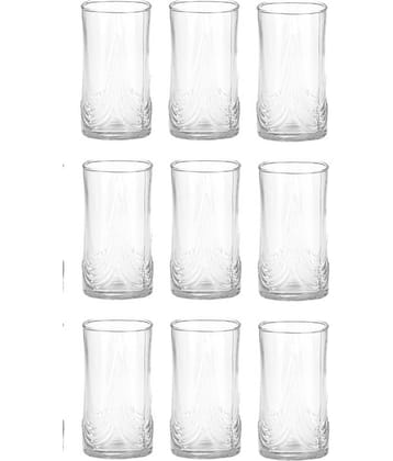 Afast Water/Juice  Glasses Set,  300 ML - (Pack Of 9)