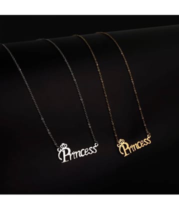 Thrillz Golden Pendant ( Pack of 2 )