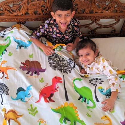 Muslin Blanket - Turasaurus (Junior)-JUNIOR (2-12Y)