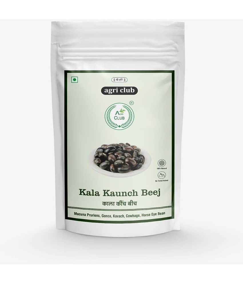 AGRI CLUB Kala Kaunch Beej Raw Herbs 450Gm