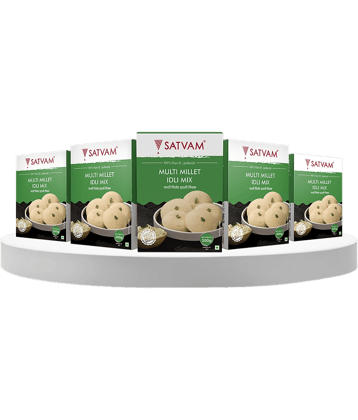SATVAM Millet Idli Instant Mix Instant Mix 1000 gm Pack of 5