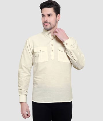 Vida Loca - Grey Cotton Men's Pathani Kurta ( Pack of 1 )