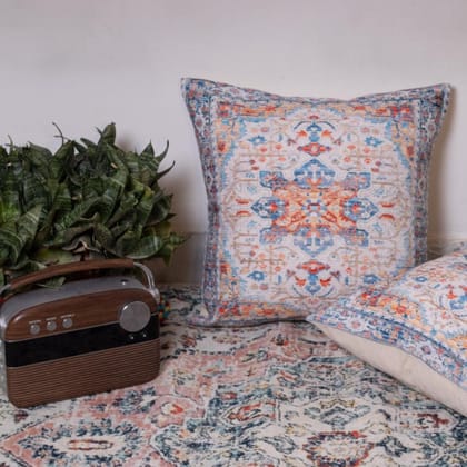 Hued Moroccon Cushion Cover-16x16