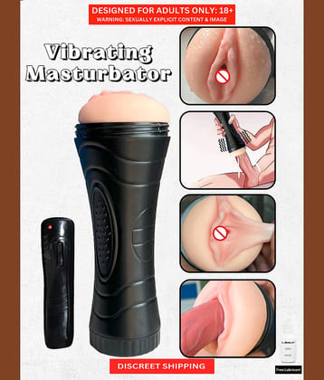 Remote Control Vibrating Male Masturbator Cup 7 Mode Hand Job Vagina Stroker Sex Toy for Men with Free Lube – Naughty Nights