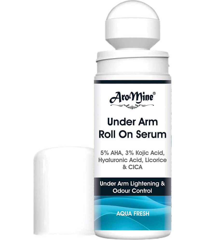 AroMine Underarm Roll On Serum-5% AHA, 3% Kojic Acid For Aqua Fresh Fragrance Deodorant Roll-on - For Women  (50 ml)