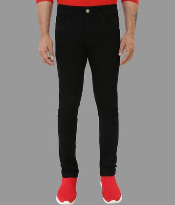 plounge - Black Denim Slim Fit Men's Jeans ( Pack of 1 )