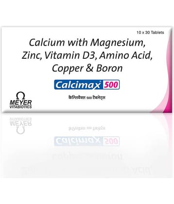 Calcimax 500 - Multivitamins for Men & Women (Pack of 1)