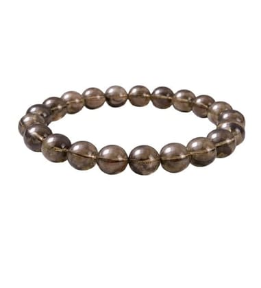 Natural Crystal 8mm Smoky Quartz Bracelet (Brown)-PID64926 Natural Crystal 8mm Smoky Quartz Bracelet (Brown)-PID64926