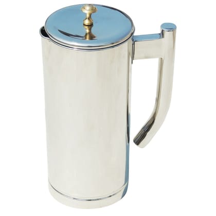 Pure Stainless Steel Water Jug Mirror Finish Pitcher (SMAS066 A)