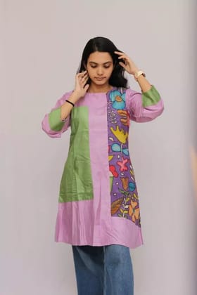 Tisser Kalamkari HandPinted Kurti