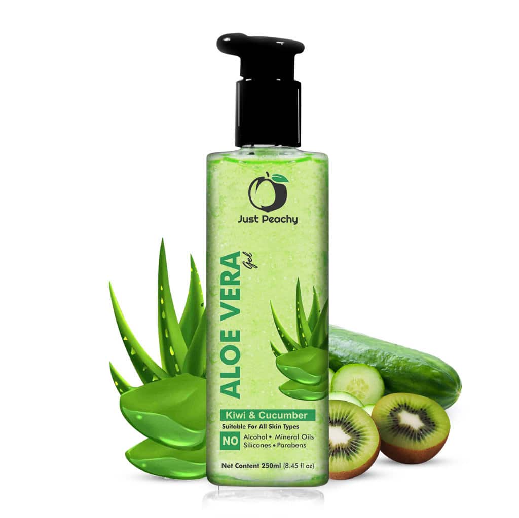 Just Peachy Kiwi And Cucumber Aloe Vera Multipurpose Gel 250ml